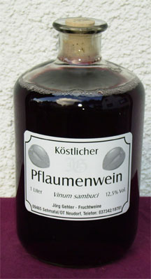Pflaumenwein
