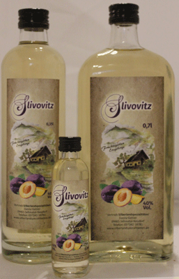 Slivovitz 40% Vol.